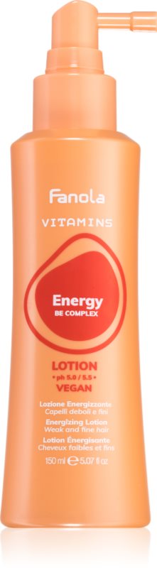 Fanola Vitamins Energizing Lotion tratament energizant pentru par fin 150 ml