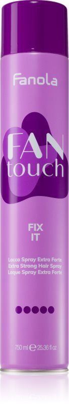 Fanola FAN touch spray de păr cu fixare puternică 750 ml