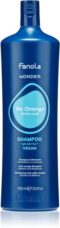 Fanola Wonder No Orange Shampoo șampon neutralizează nuanțele portocalii
