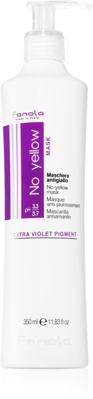 Fanola No Yellow Masca de par neutralizeaza tonurile de galben