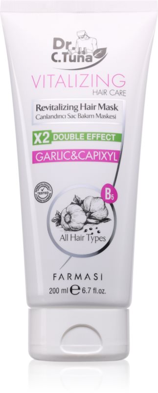 Farmasi Dr. C. Tuna Garlic & Capixyl masca regeneratoare pentru păr 200 ml