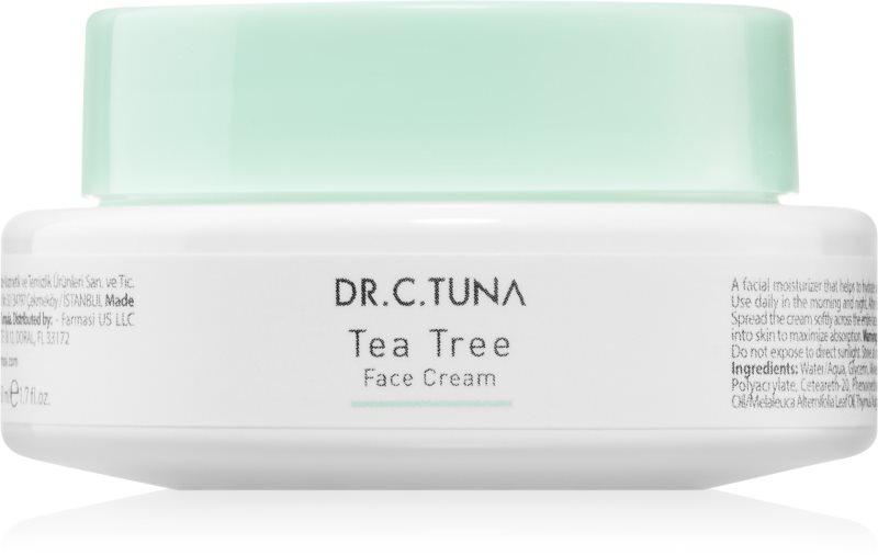 Farmasi Dr. C. Tuna Tea Tree cremă hidratantă pentru ten gras 50 ml