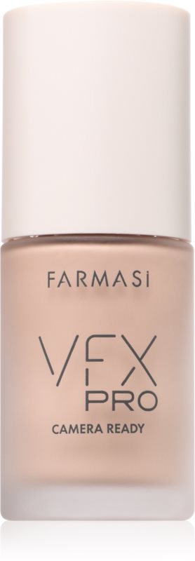 Farmasi VFX Pro Camera Ready fond de ten cu acoperire ridicată cu efect matifiant culoare 01 30 ml