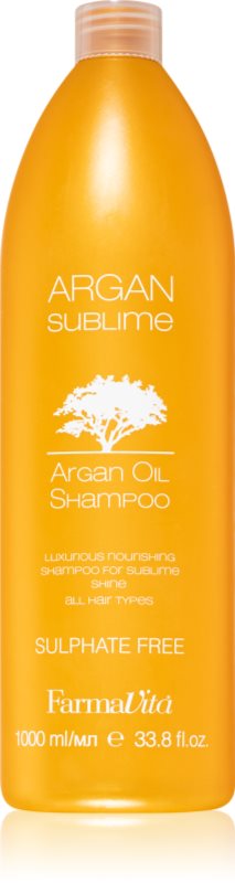 FarmaVita Argan Sublime sampon fara sulf cu ulei de argan