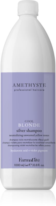 FarmaVita Amethyste Cool Blonde sampon violet pentru parul blond cu suvite