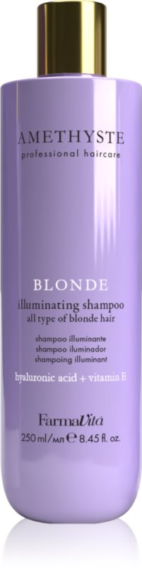 FarmaVita Amethyste Blonde sampon violet neutralizeaza tonurile de galben 250 ml