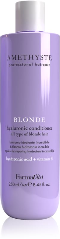 FarmaVita Amethyste Blonde balsam de par violet neutralizeaza tonurile de galben 250 ml