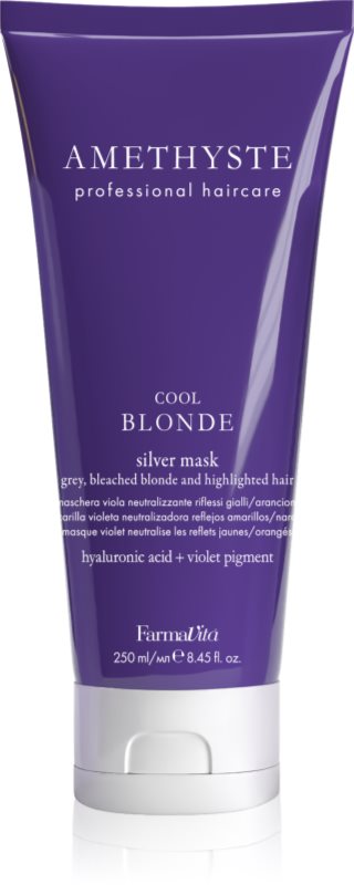 FarmaVita Amethyste Cool Blonde masca hidratanta pentru nuante inchise de blond 250 ml