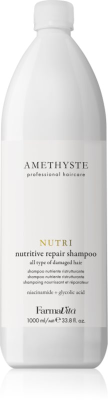 FarmaVita Amethyste Nutri șampon fortifiant pentru păr deteriorat