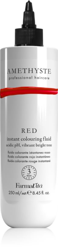 FarmaVita Amethyste Instant Colouring Fluid mască colorantă pentru nuante de par roscat culoare Red 250 ml