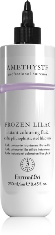 FarmaVita Amethyste Instant Colouring Fluid mască colorantă pentru par grizonat culoare Lilac Frozen 250 ml
