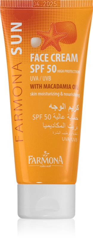 Farmona Sun Face crema pentru protectia tenului normal si uscat SPF 50 50 ml