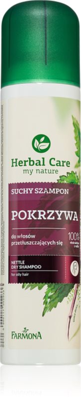 Farmona Herbal Care Nettle șampon uscat pentru par gras 180 ml