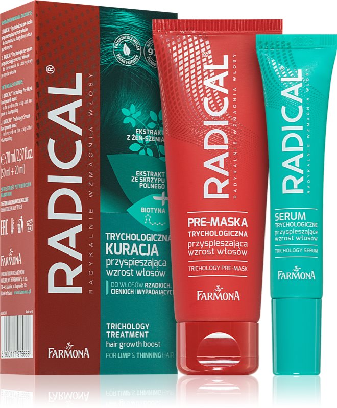 Farmona Radical Trichology tratament nutritiv in profunzime pentru stimularea creșterii părului