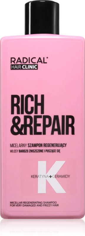 Farmona Hair Clinic Micellar Regenerating Shampoo șampon micelar pentru parul deteriorat si fragil 300 ml