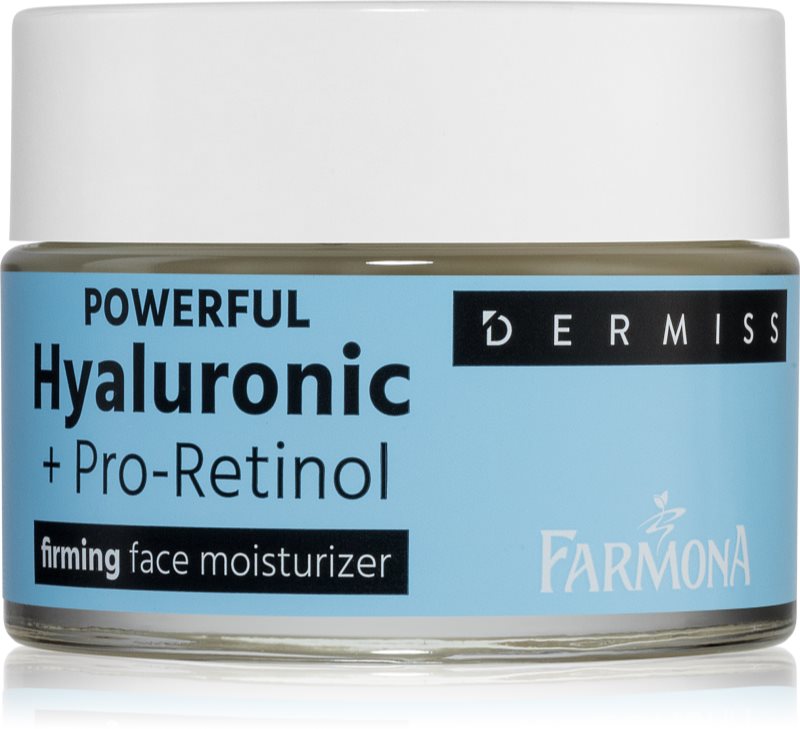 Farmona Dermiss Powerful Hyaluronic + Pro-Retinol crema de fata cu efect de fermitate 50 ml