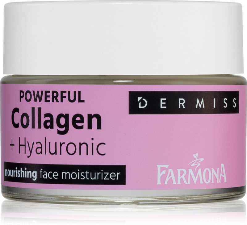 Farmona Dermiss Powerful Collagen + Hyaluronic Crema de fata Hrănitoare pentru zi și noapte 50 ml