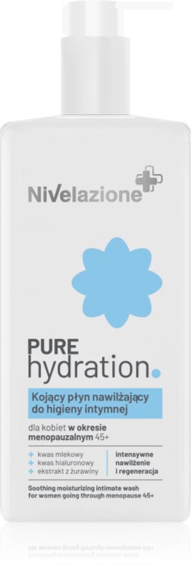 Farmona Nivelazione Soothing Moisturizing Intimate Wash gel pentru igiena intima pentru susținerea unei stări de confort în perioada menopauzei 45+ 260 ml