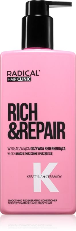 Farmona Hair Clinic Smoothing Regenerating Conditioner balsam regenerator pentru păr uscat și deteriorat 260 ml