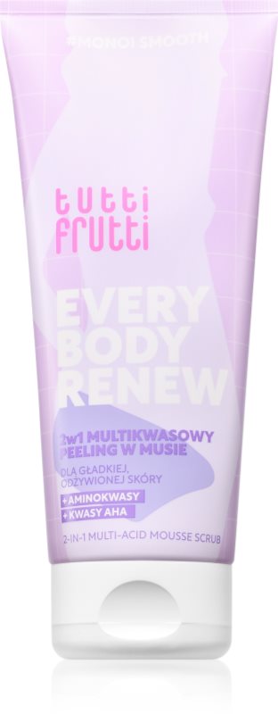 Farmona Tutti Frutti EVERYBODY RENEW gel exfoliant de curatare 200 ml
