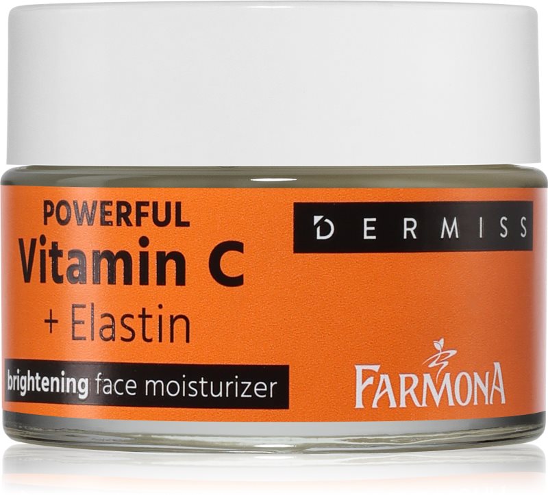 Farmona Dermiss Powerful Vitamin C + Elastin cremă pentru față pentru luminozitate si hidratare 50 ml