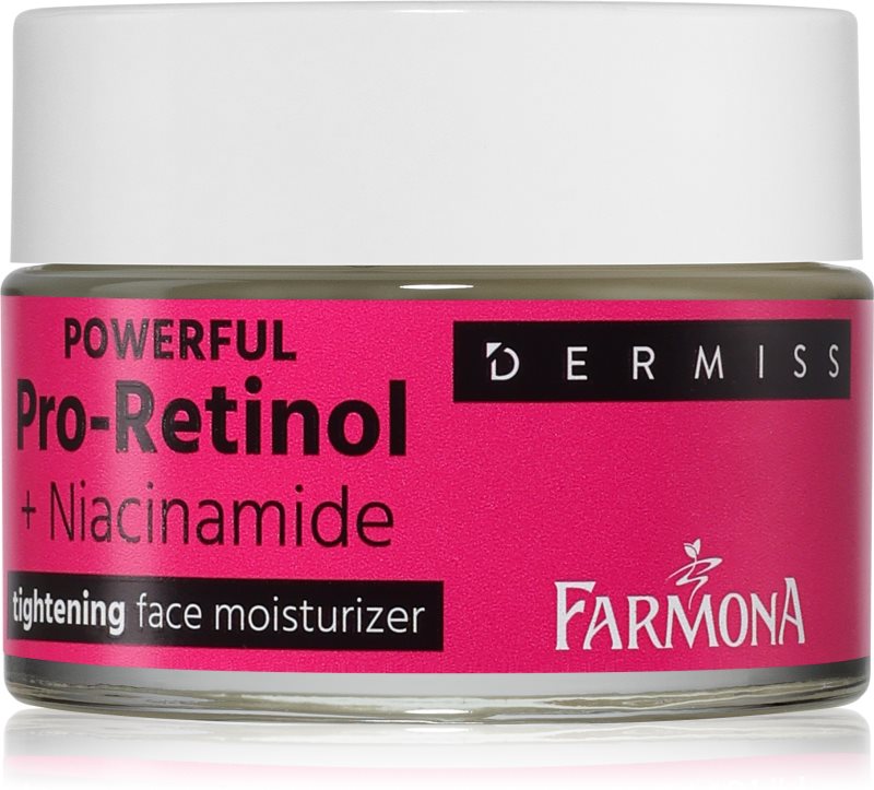 Farmona Dermiss Powerful Pro-Retinol + Niacinamide crema nutritiva pentru fermitate cu efect de hidratare 50 ml