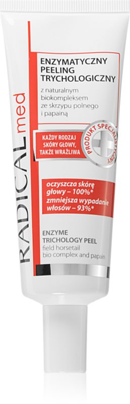 Ideepharm Radical Med Anti Hair Loss peeling enzimatic pentru scalp 75 ml