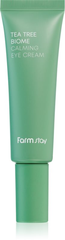 Farmstay Tea Tree Biome crema calmanta pentru ochi cu extract din arbore de ceai 50 ml