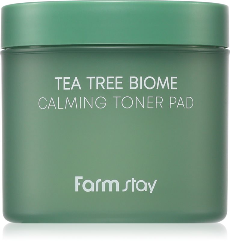Farmstay Tea Tree Biome dischete de tonifiere pentru netezirea pielii 140 ml