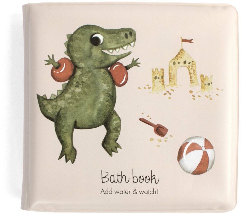 FILIBABBA Bath Book Dino Beach carte pentru apă 1 buc