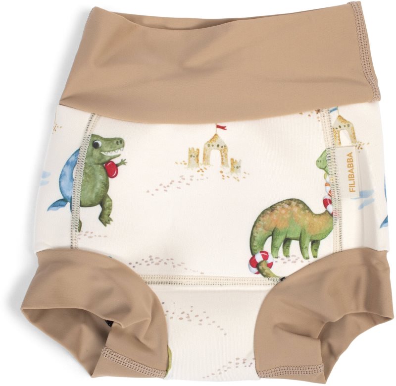 FILIBABBA Baby Swim Pants Dino Beach scutece lavabile tip slip de înot 1-2 years 1 buc