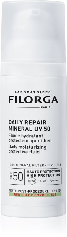 FILORGA DAILY REPAIR MINERAL UV 50 protective fluid cu efect de hidratare 50 ml