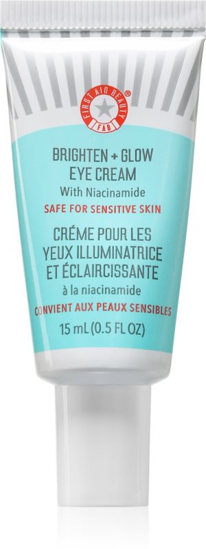 First Aid Beauty Brighten + Glow crema de ochi iluminatoare cu niacinamidă 15 ml