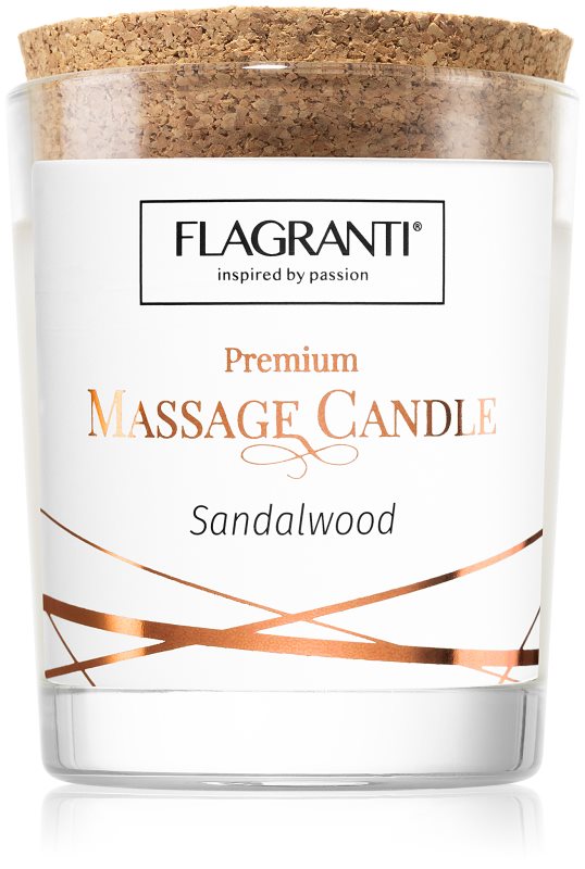 Flagranti Massage Candle Sandal Wood lumânare de masaj 70 ml