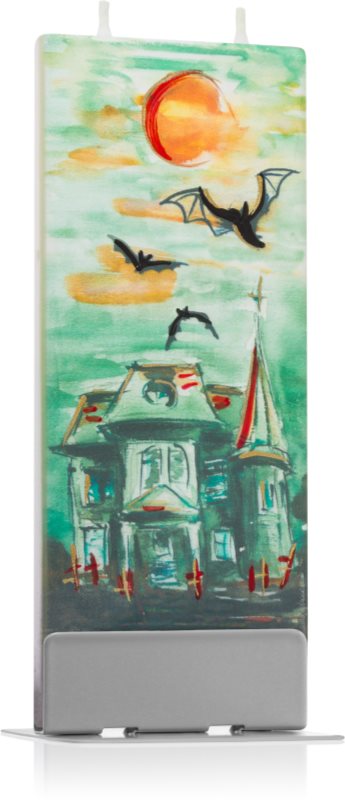 Flatyz Holiday Haunted House and Bats lumanare 6x15 cm
