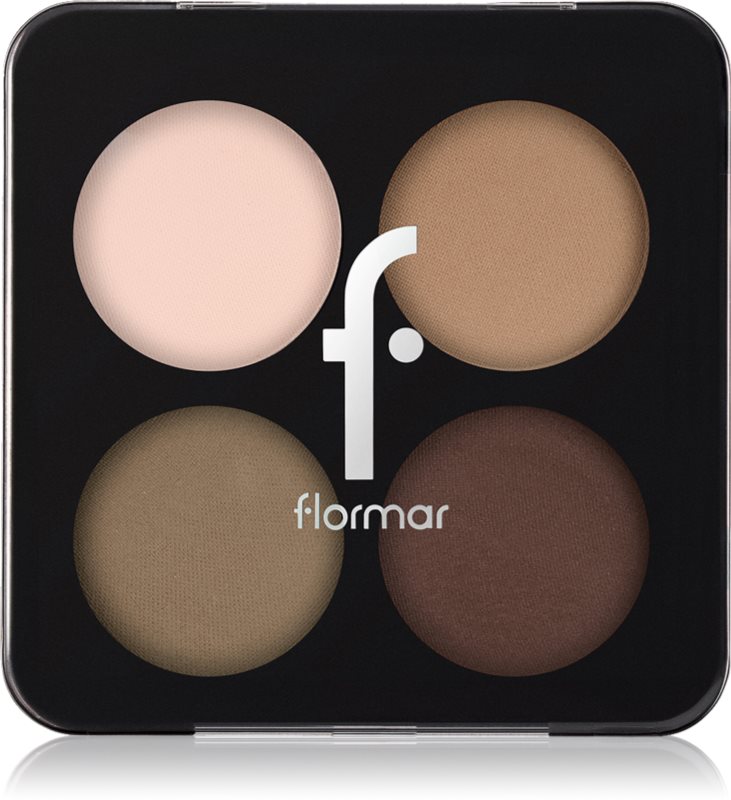 flormar Color Eyeshadow Palette paletă cu farduri de ochi culoare 004 Swiss Chocolate 6 g