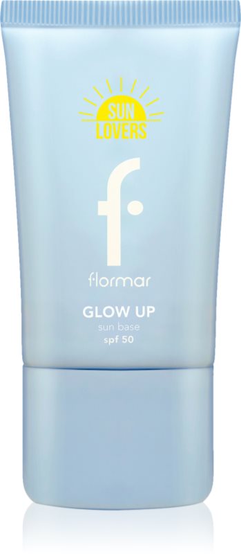 flormar Glow Up Sun Base SPF 50 baza hidratantă de machiaj pentru o piele mai luminoasa SPF 50 40 ml