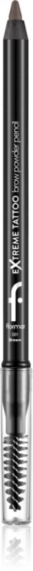 flormar Extreme Tattoo Brow Powder Pencil creion de sprancene de lunga durata cu efect de pulbere