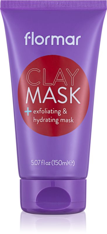 flormar Clay Mask mască facială exfoliantă, pentru curățare cu argila 150 ml