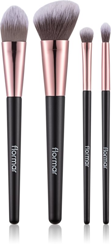 flormar Brush Set set perii machiaj faciale 4 buc