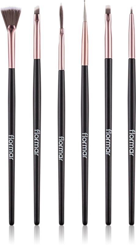 flormar Nail Art Brush Set set perii machiaj pentru unghii 6 buc