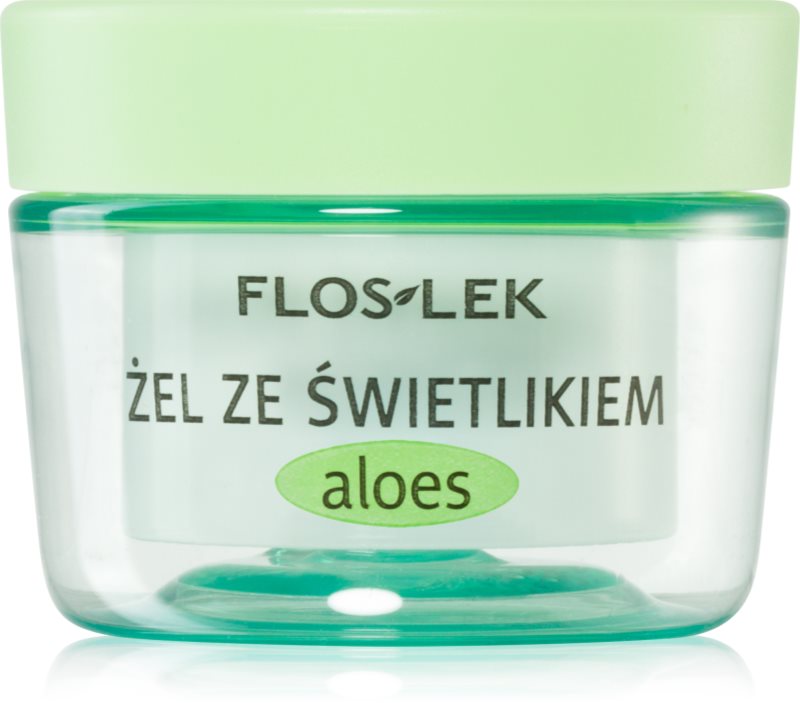 Floslek Laboratorium Eye Care Gel pentru jurul ochilor cu un luminator și aloe vera 10 g