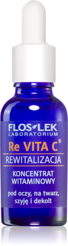FlosLek Laboratorium Re Vita C Vitamina concentrata pentru zona ochilor, gatului si decolteului 30 ml
