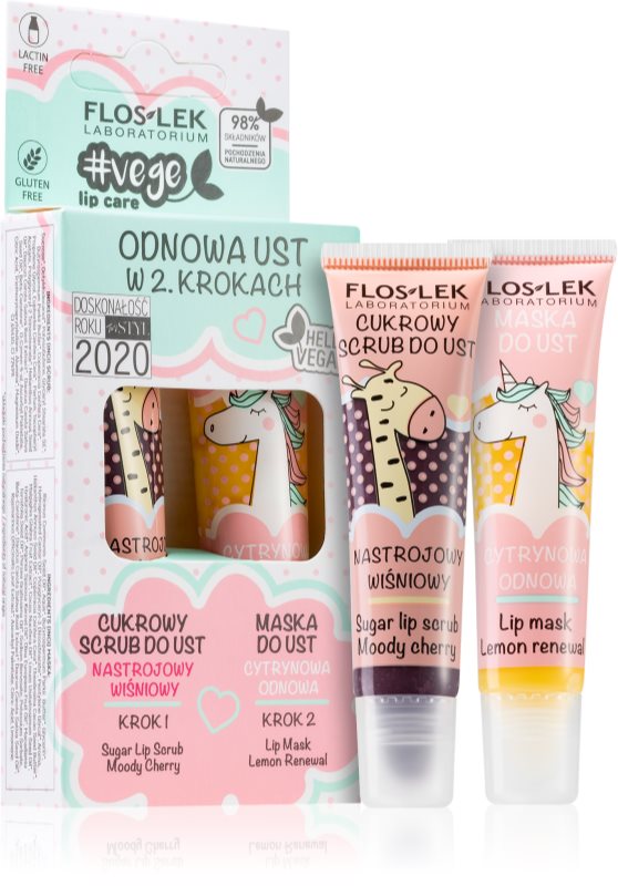 FlosLek Laboratorium Vege Lip Care Renewal set îngrijire buze