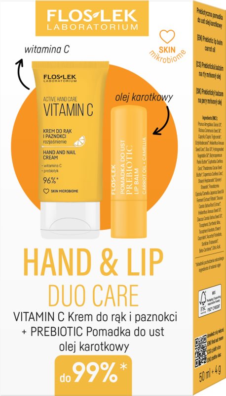 FlosLek Laboratorium Hand & Lip Vitamin C set cadou