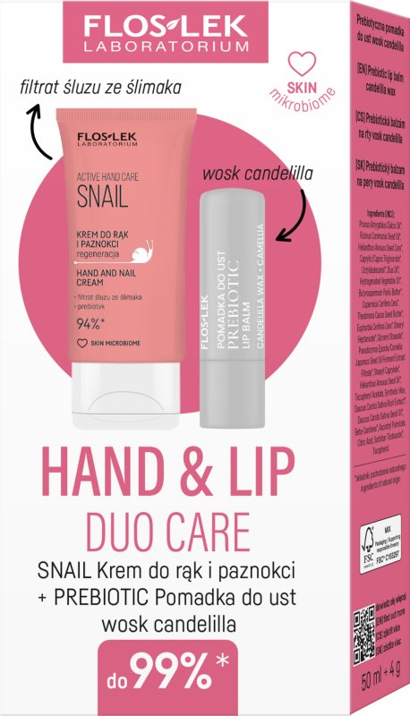 Floslek Laboratorium Hand & Lip Snail set cadou