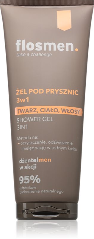 FlosLek Laboratorium FLOSMEN gel de duș 3 in 1 pentru bărbați 225 ml