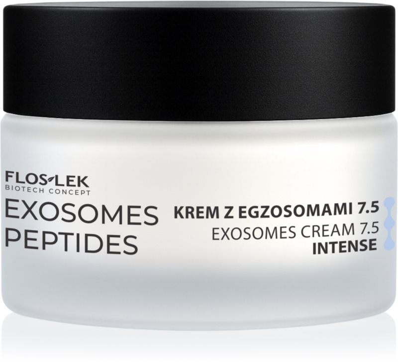 FlosLek Laboratorium Exosomes Peptides Face Cream Increasing Skin Density crema intensiva pentru ten matur Intense 7.5 50 ml