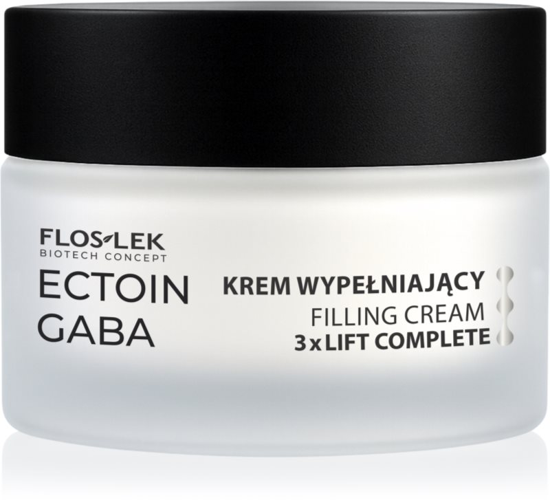 FlosLek Laboratorium Ectoin Gaba Filling Face Cream 3xLift Complete crema cu efect de lifting pentru fermitatea pielii 50 ml