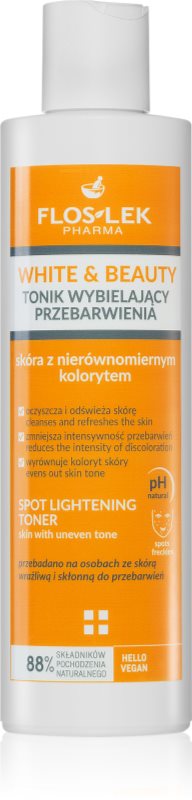 FlosLek Pharma White & Beauty tonic impotriva petelor 225 ml